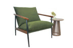 Wood and Fabric Armchair by Zinus