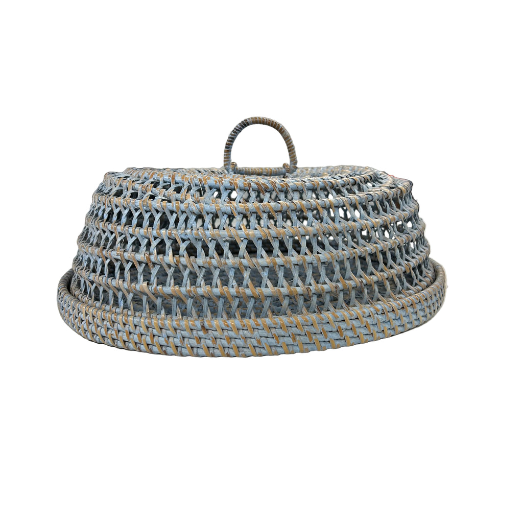 Provence Cane Rattan Round Cloche