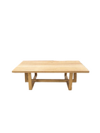 Solid Timber Cross Leg Coffee Table