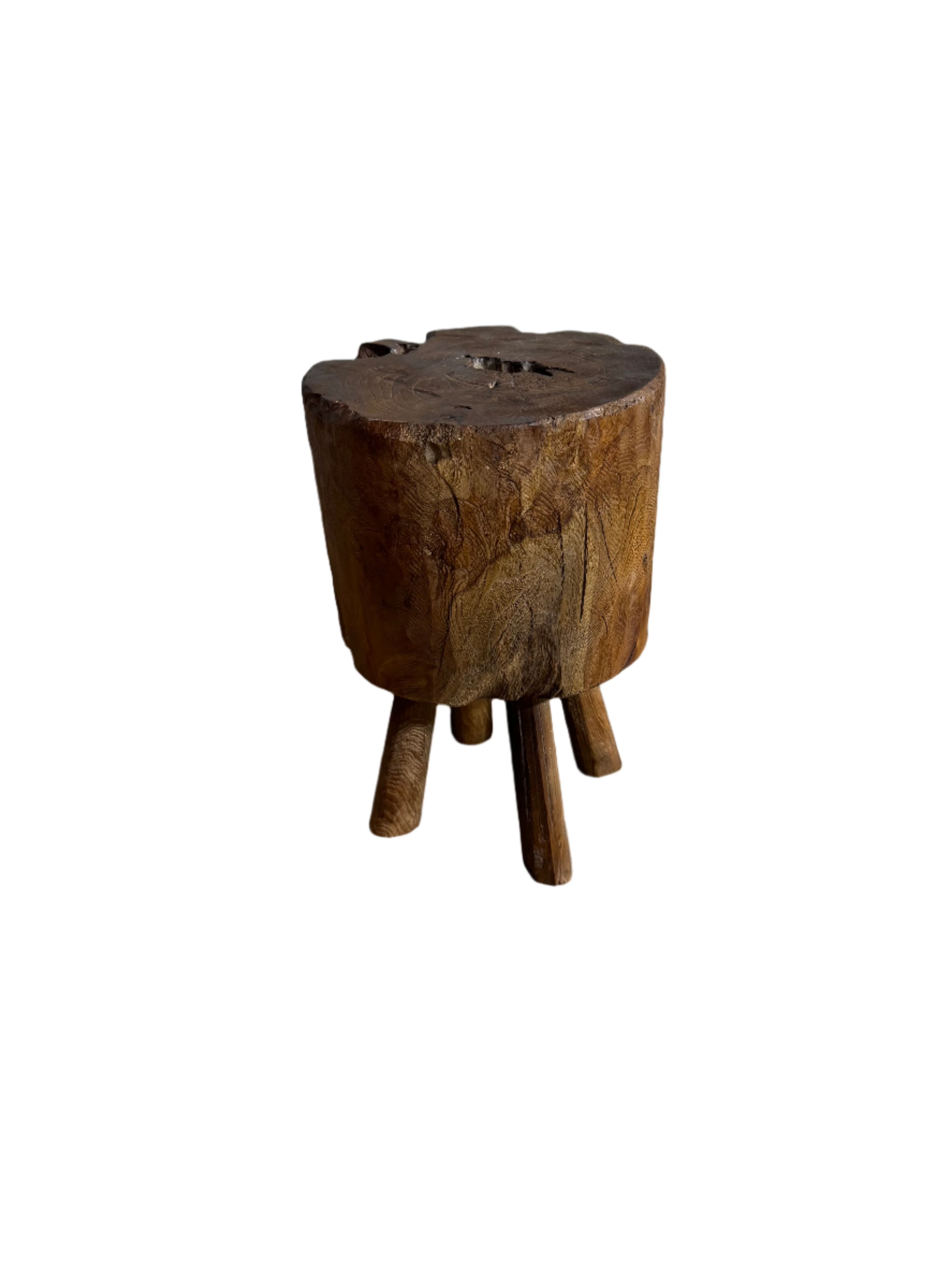 Recycled Teak Timber Stool