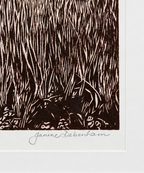 Autumn Days by Janine Debenham (Linocut Chine collé)