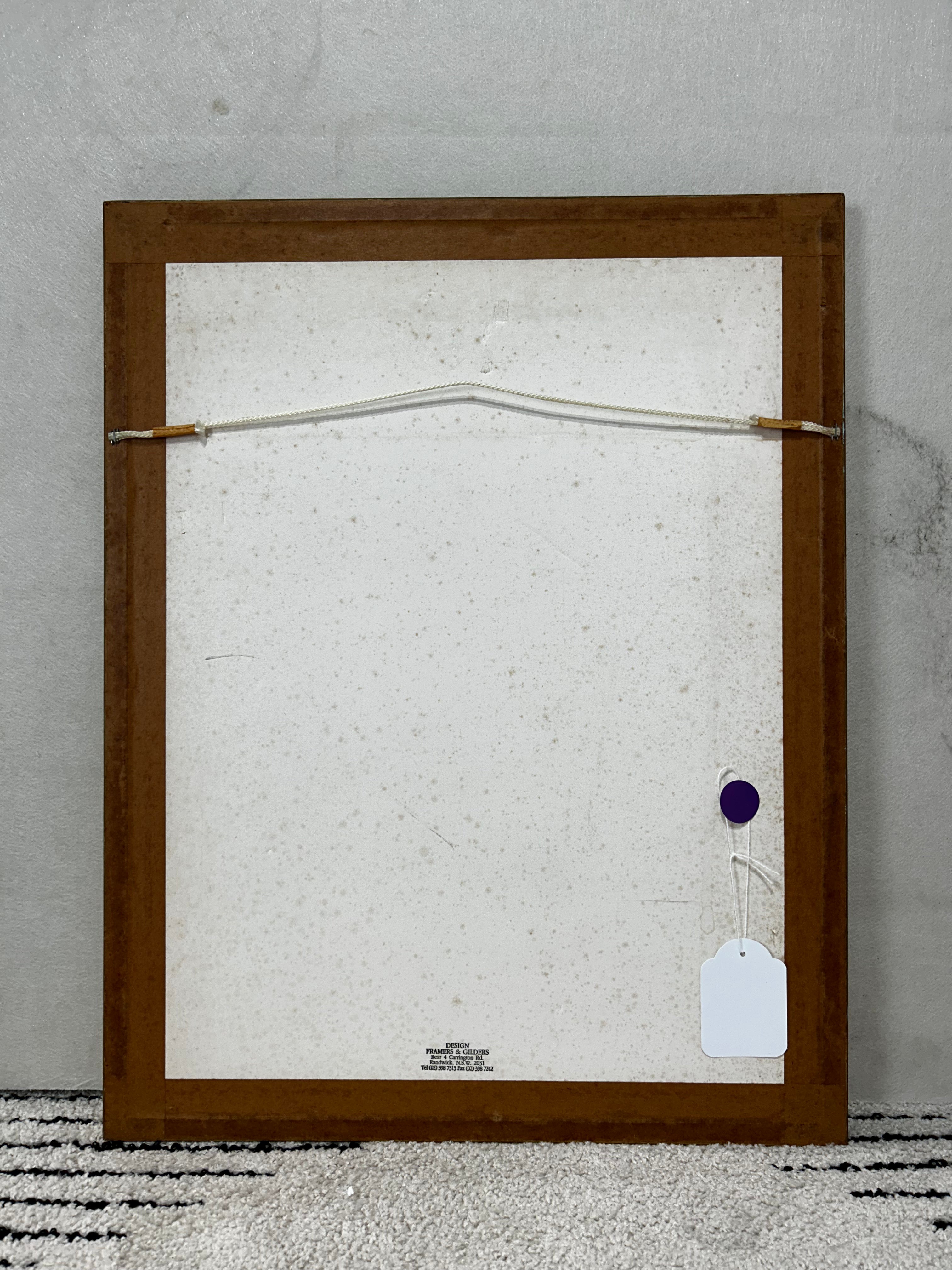 Unique State, Framed View (3) by Vicki Grima (Mixed Media)