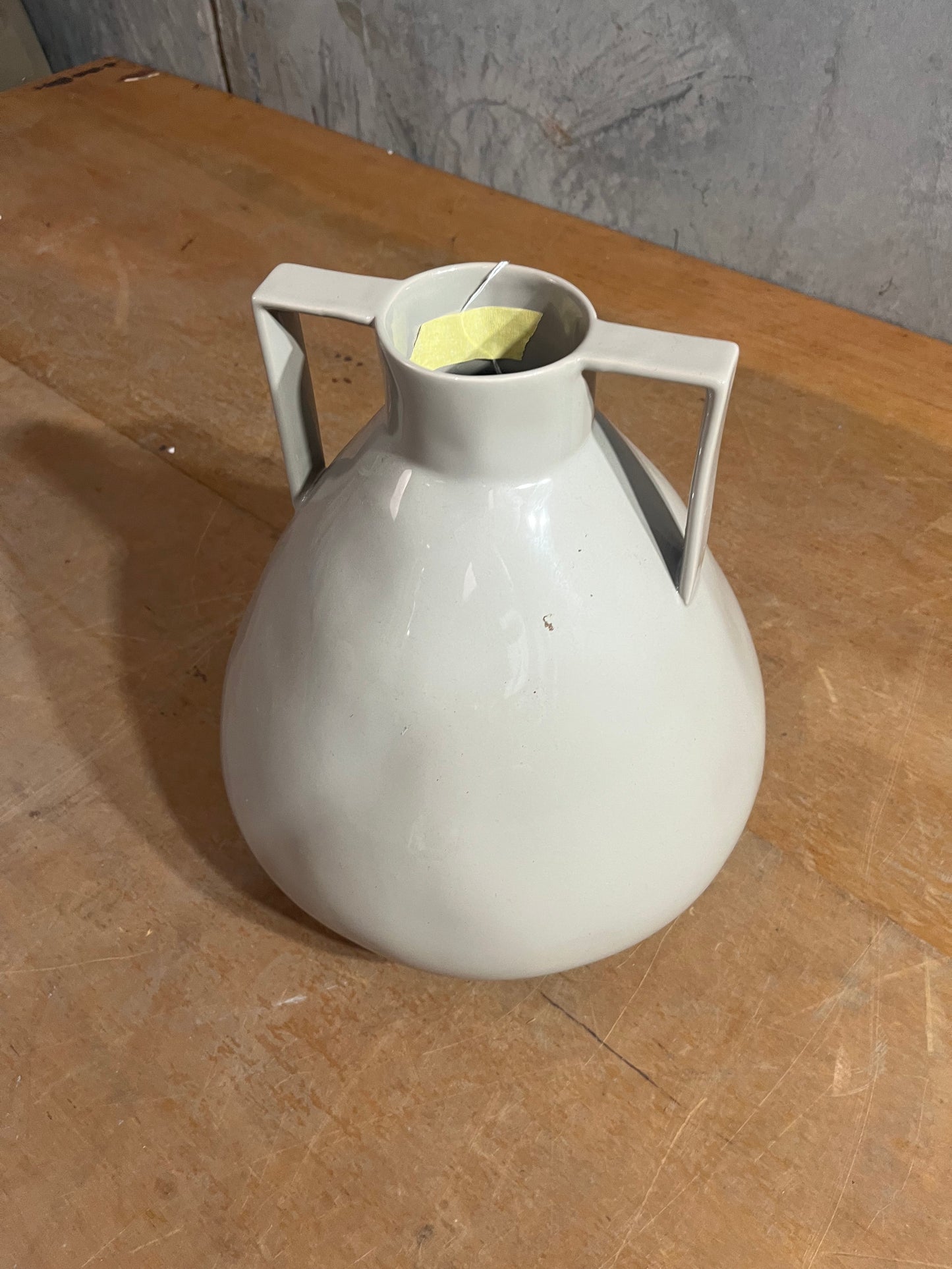 Ceramic vase with handles
