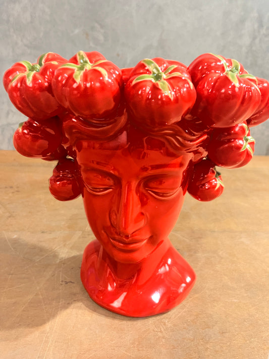 Gigi and Tom 'Tomato Girl' vase
