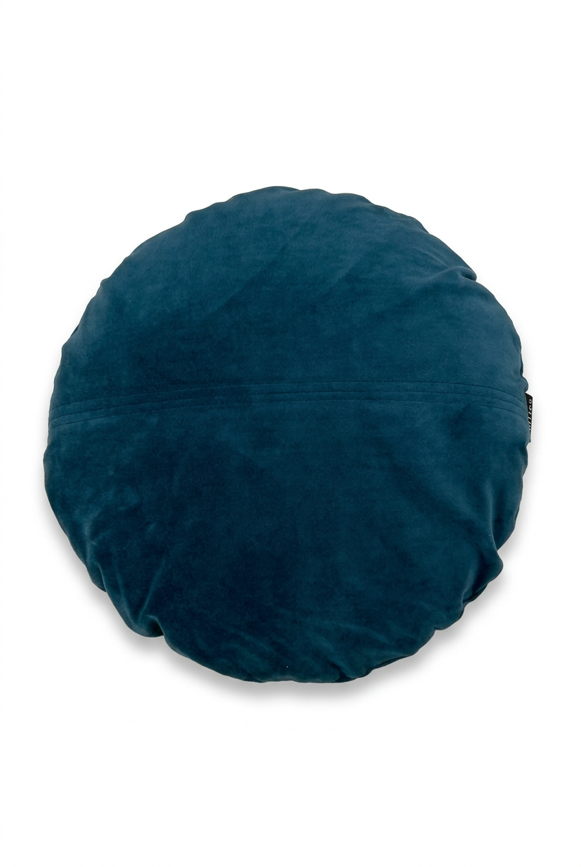 Edition Dusty Blue Round Throw Cushion