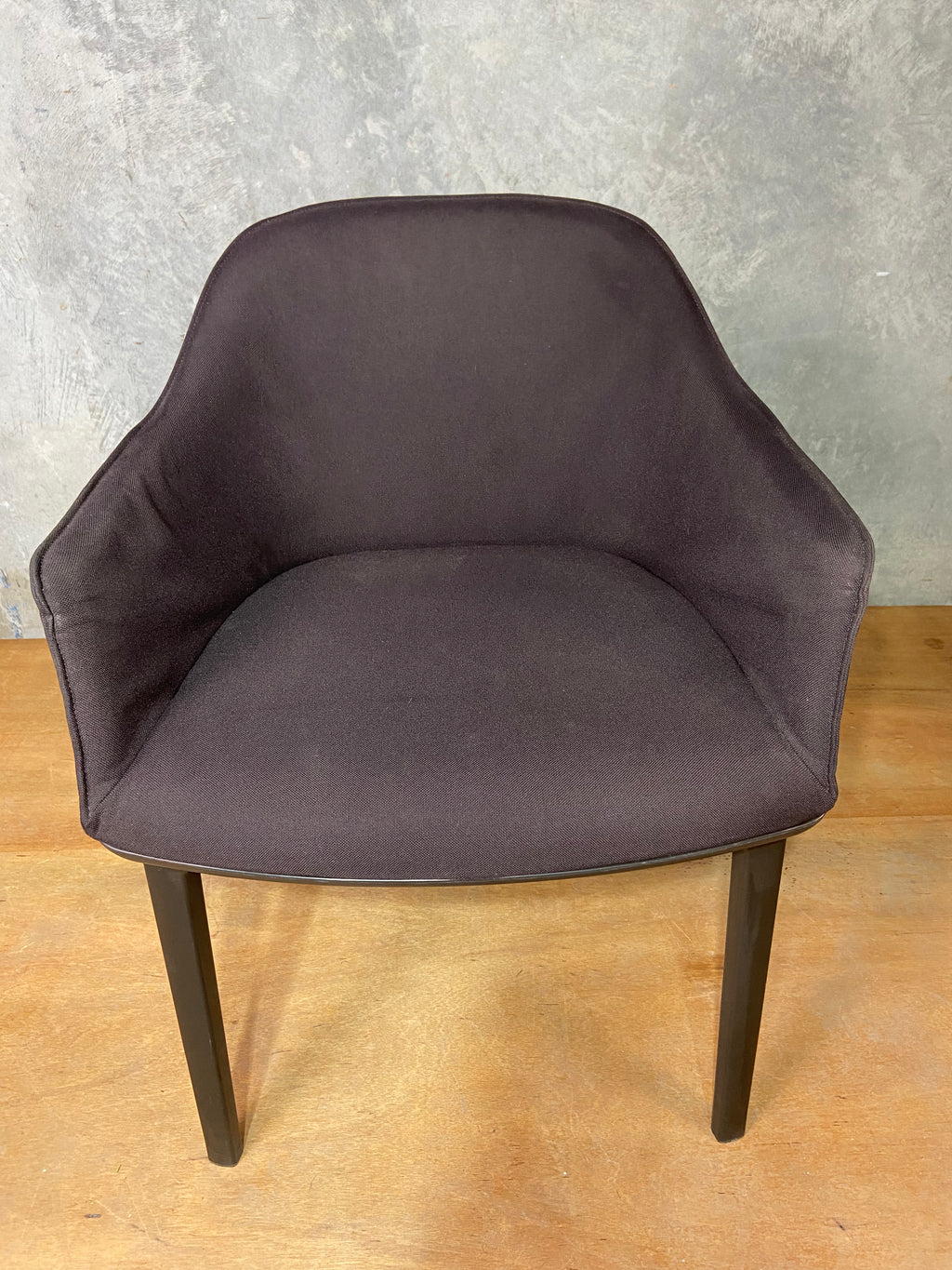 Vitra chocolate softshell chair