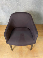 Vitra chocolate softshell chair