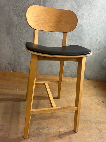 Pale Timber Black Tokyo Breakout Stool
