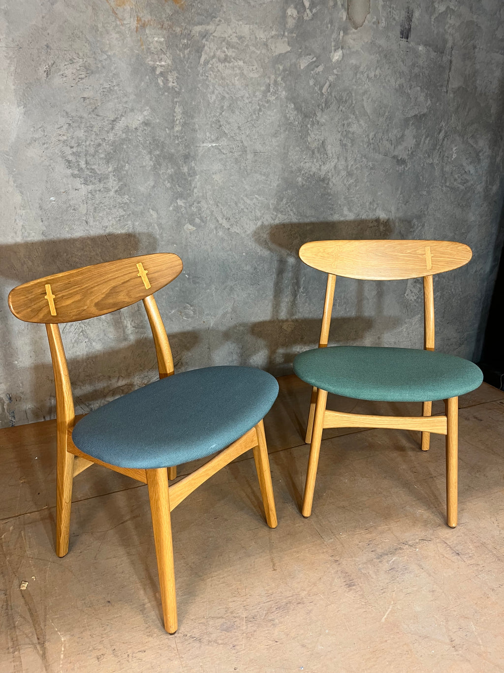 American Oak Dining Chairs