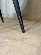 Black velvet-like Dining Chairs (6 available)