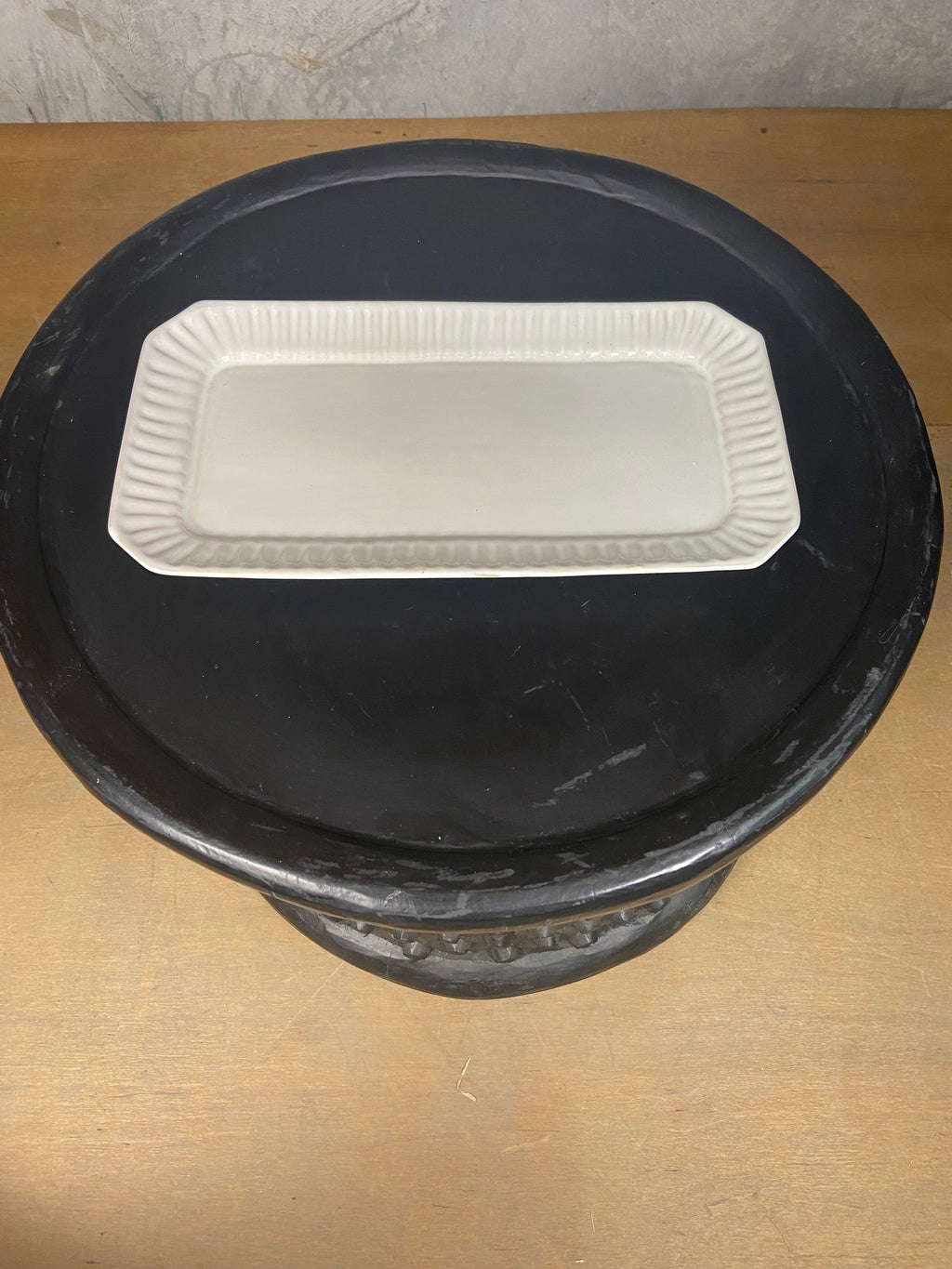 Bistrot Rectangular Ceramic Platter