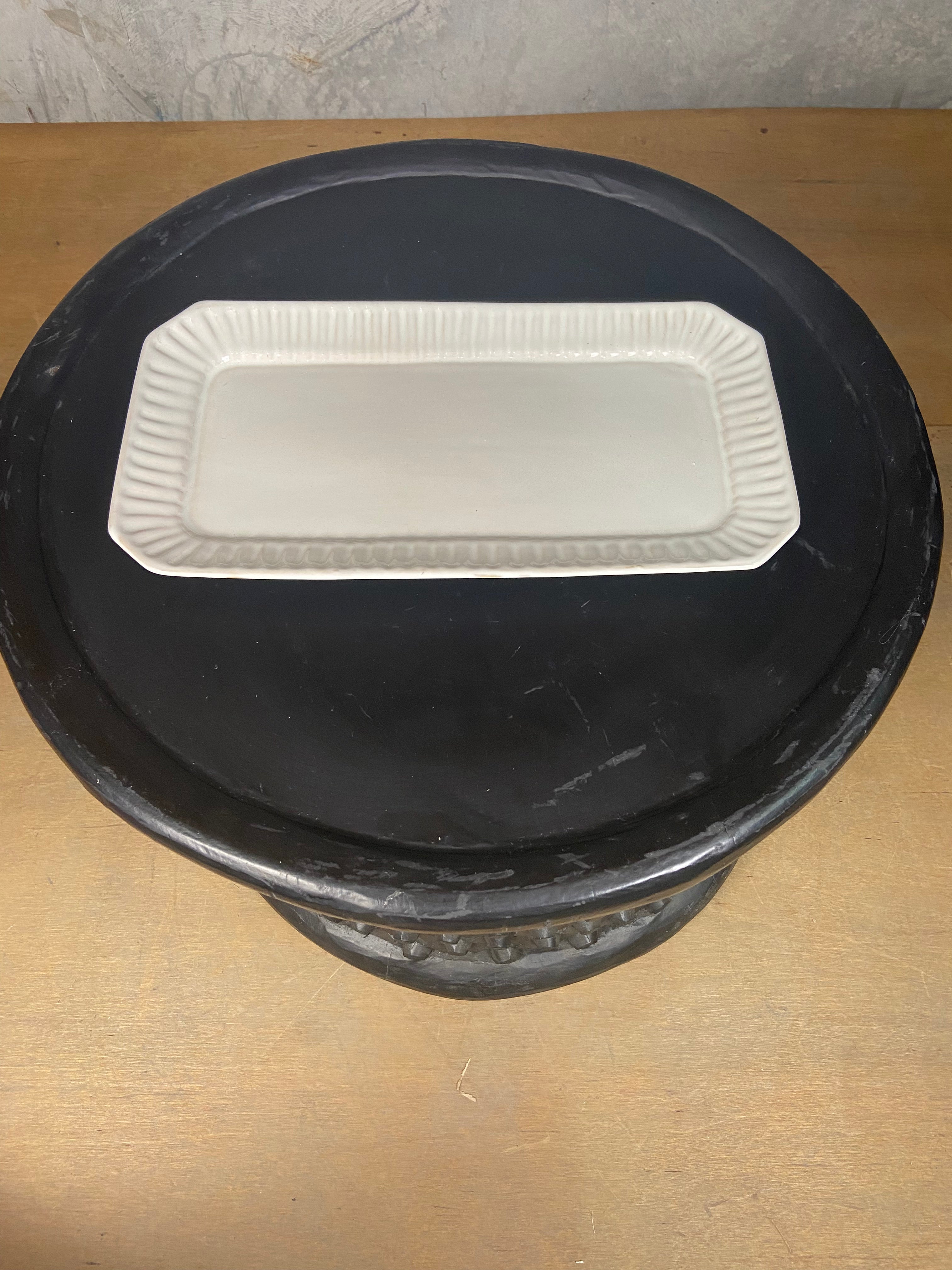 Bistrot Rectangular Ceramic Platter