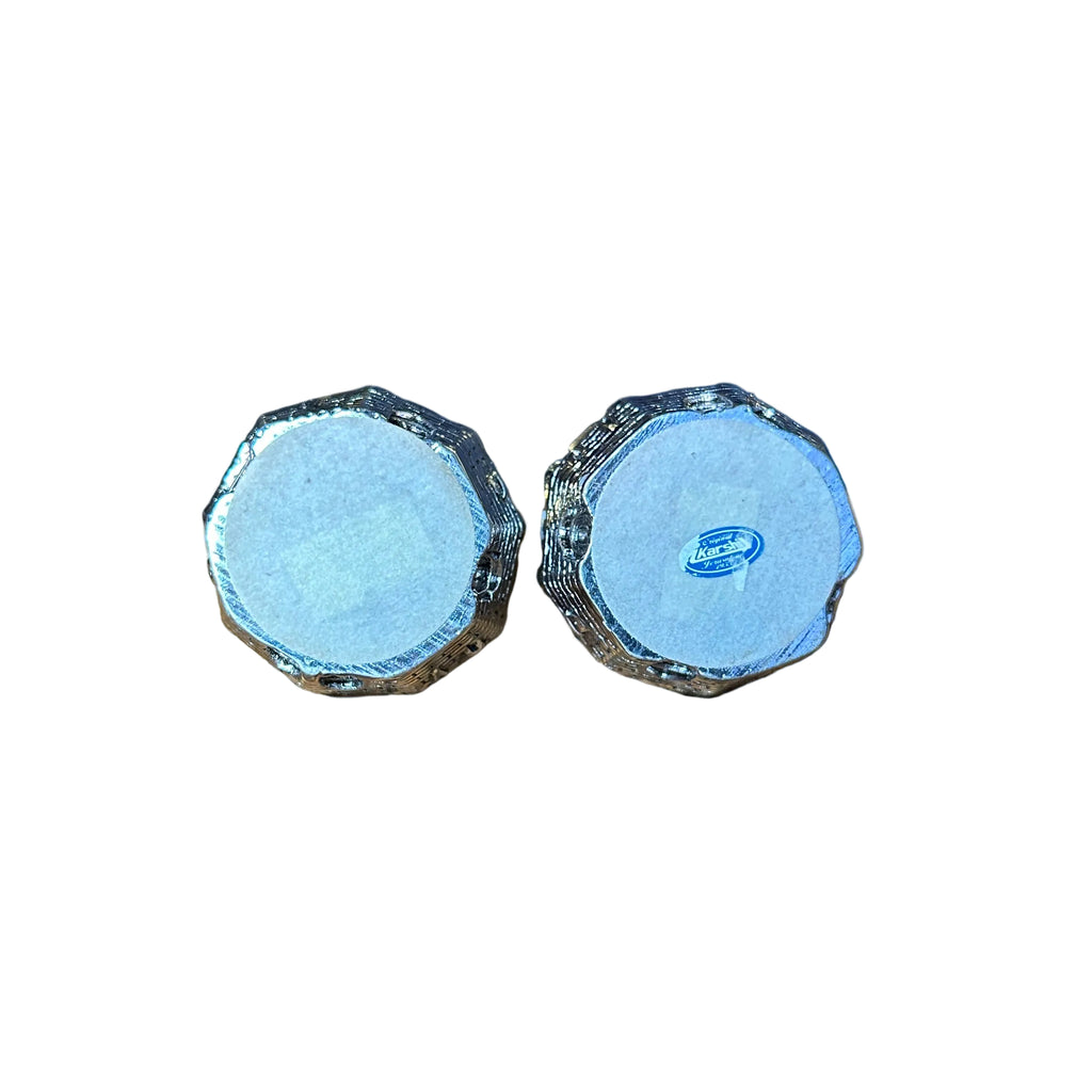 Set of two Judaica By Karshi Jerusalem Candlestick 925 silver plated