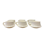 Set Of Six Vintage Ceramic Cups