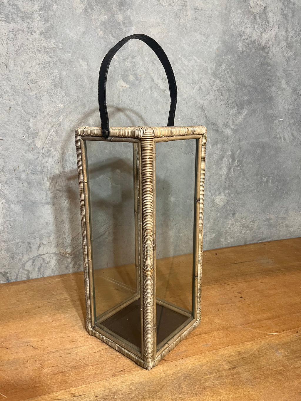 Rattan Hurricane Lantern