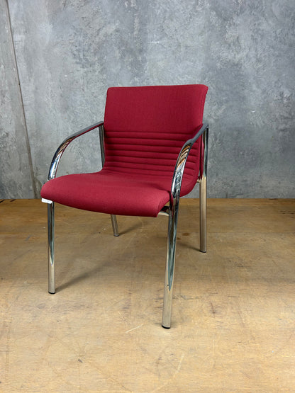 Nexus Maroon Padded Chair