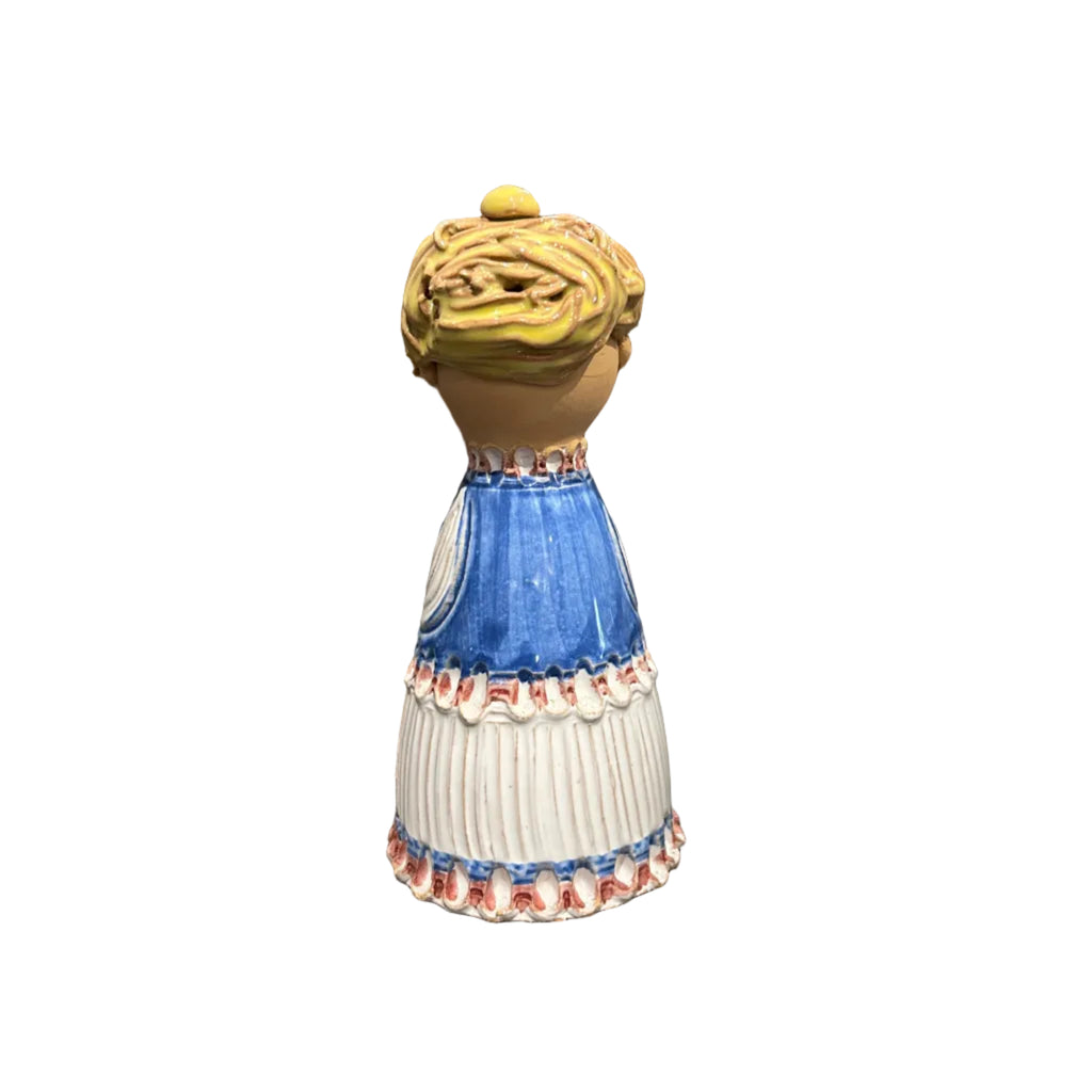 Hungarian Ceramic Figurine Bell - Medium