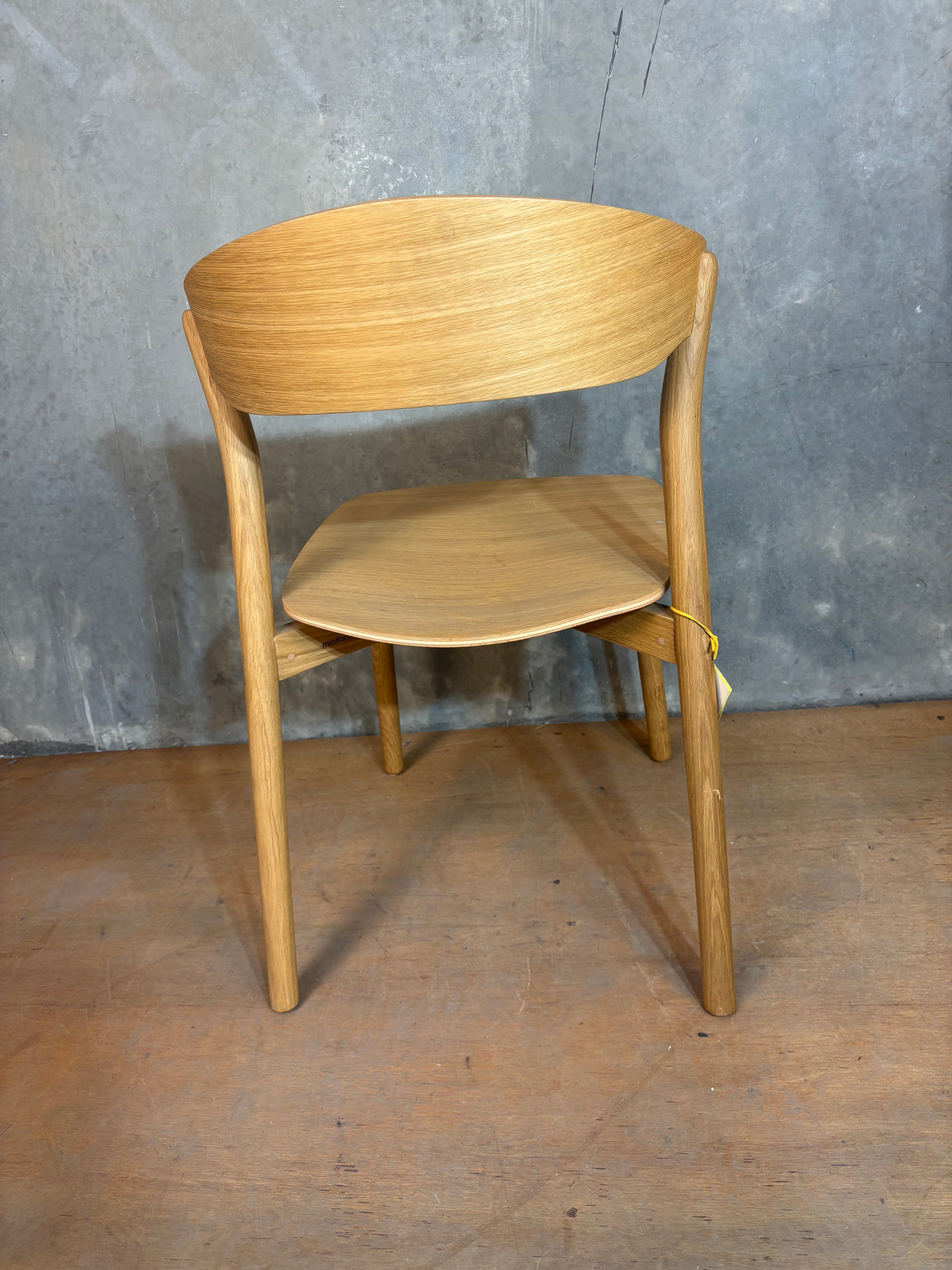 Miniforms Tube Timber Chair by Giopato & Coombes