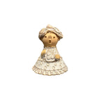 Hungarian Ceramic Figurine Bell - Small