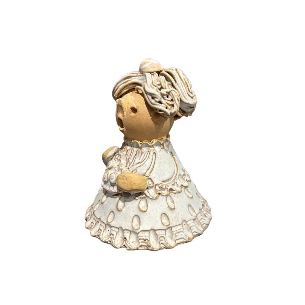 Hungarian Ceramic Figurine Bell - Small