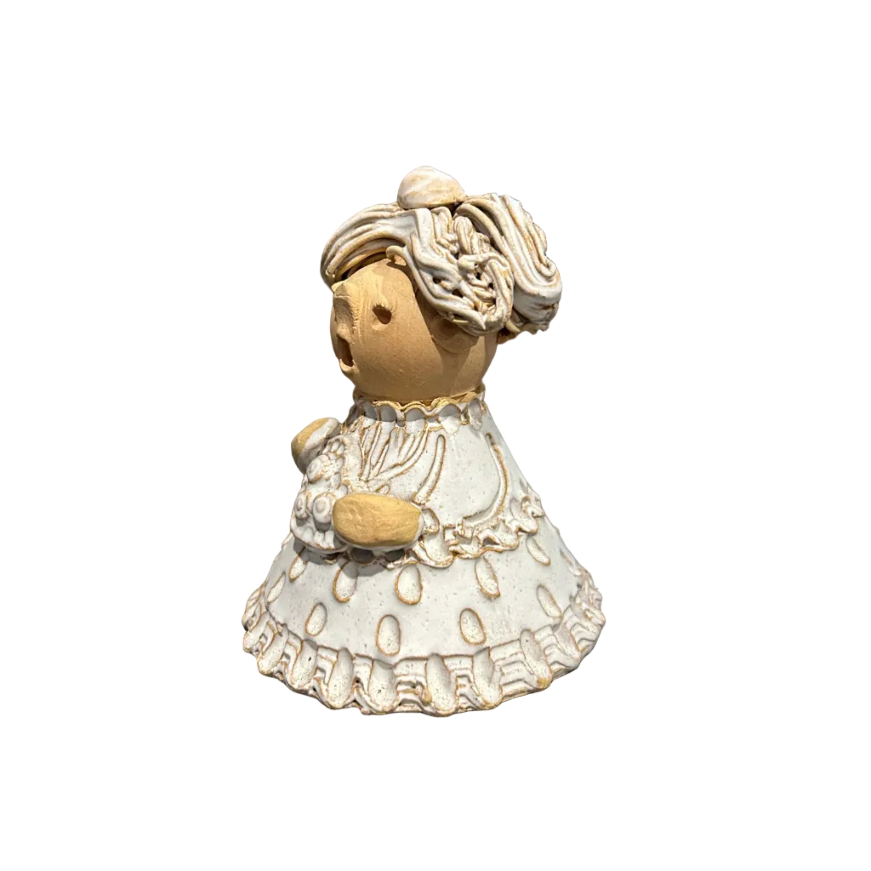 Hungarian Ceramic Figurine Bell - Small