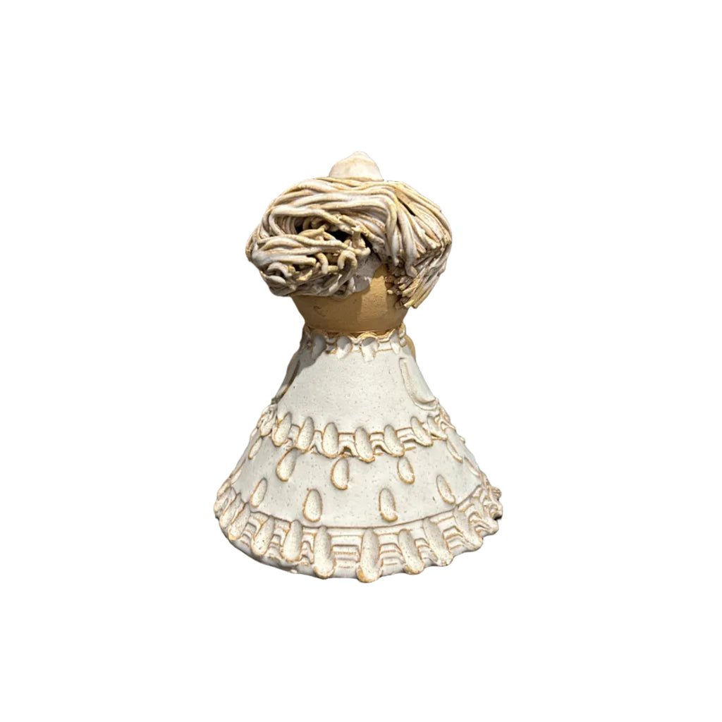 Hungarian Ceramic Figurine Bell - Small