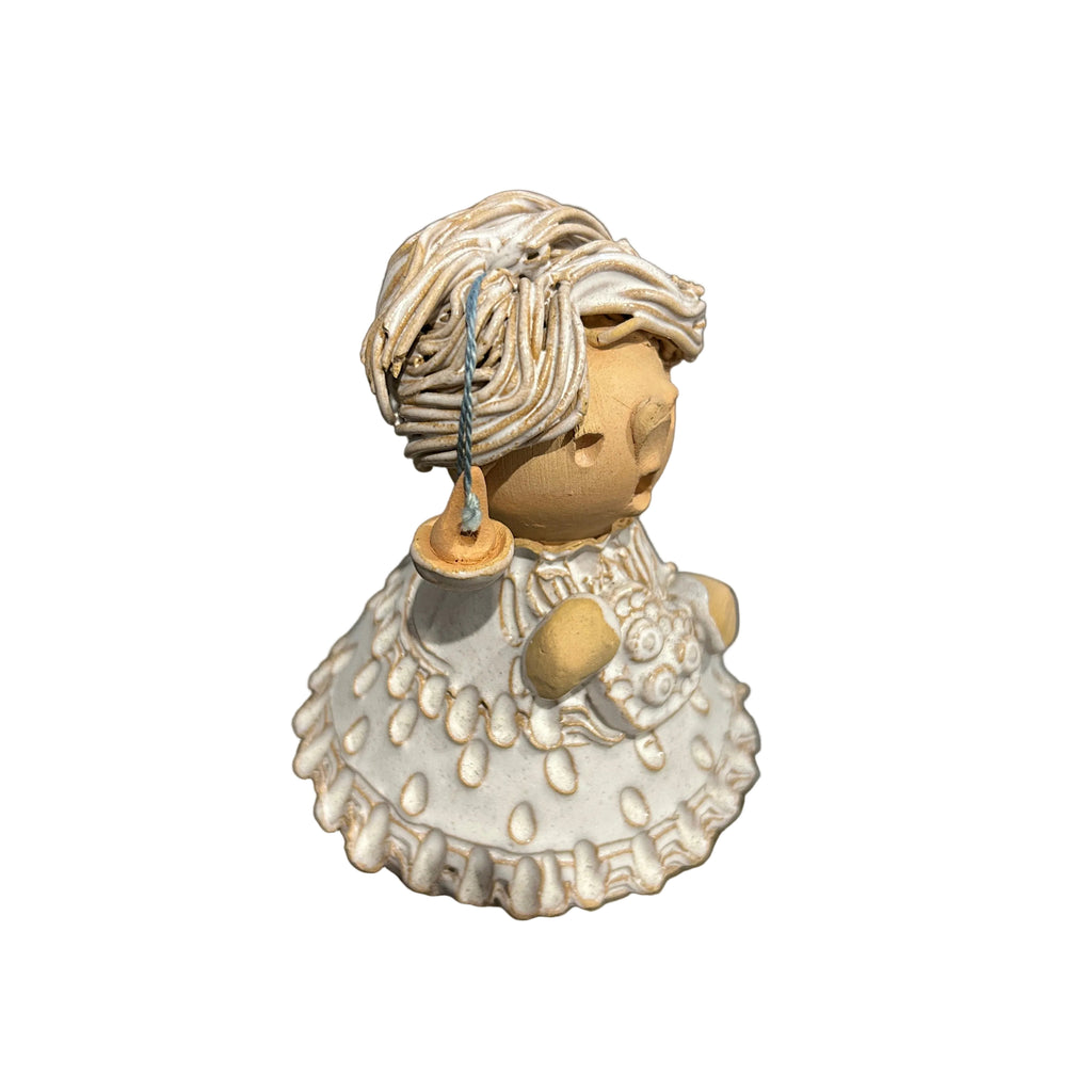 Hungarian Ceramic Figurine Bell - Small