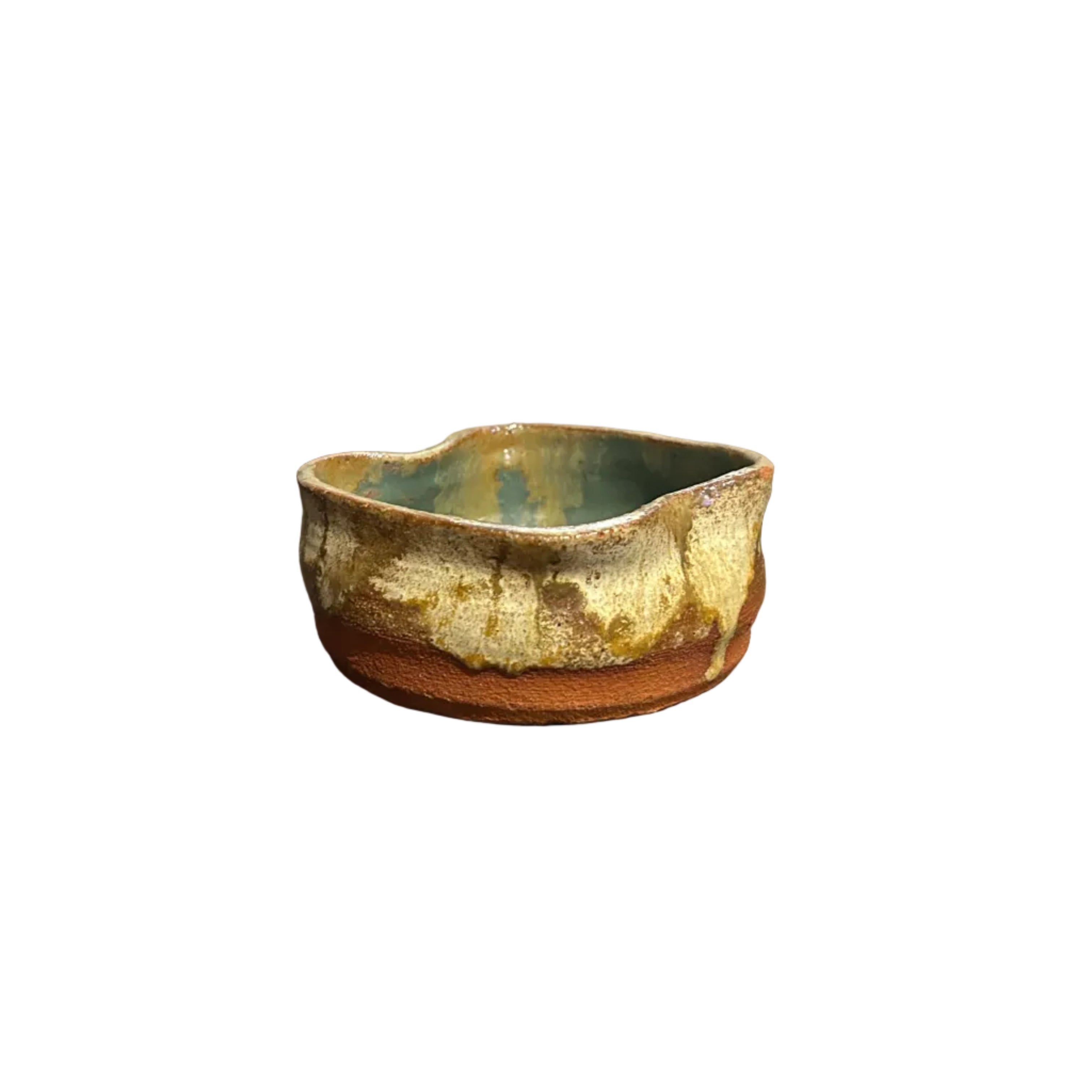 Drip-Glaze Style Handmade Ceramic Bowl