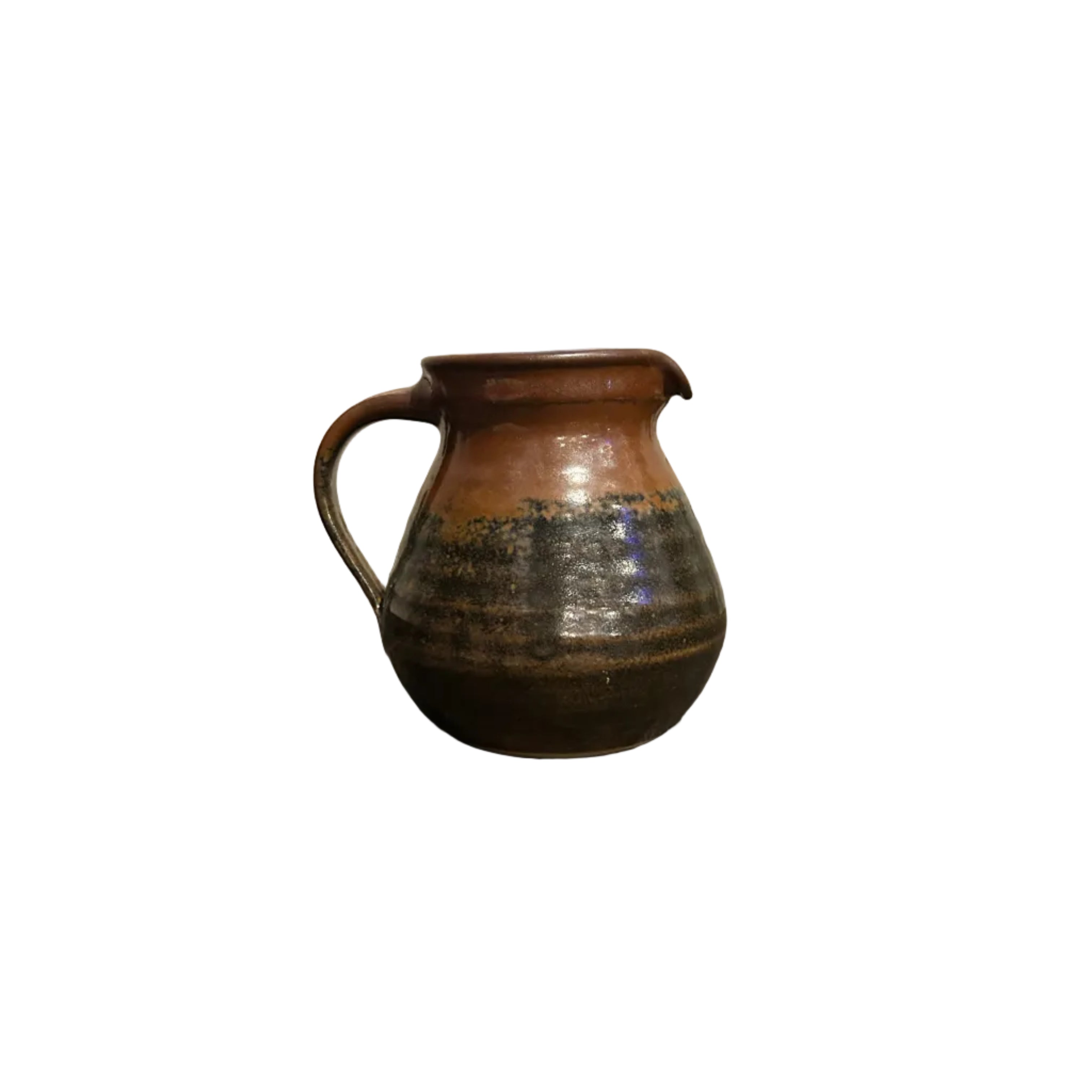 Handmade Small Stoneware Pitcher