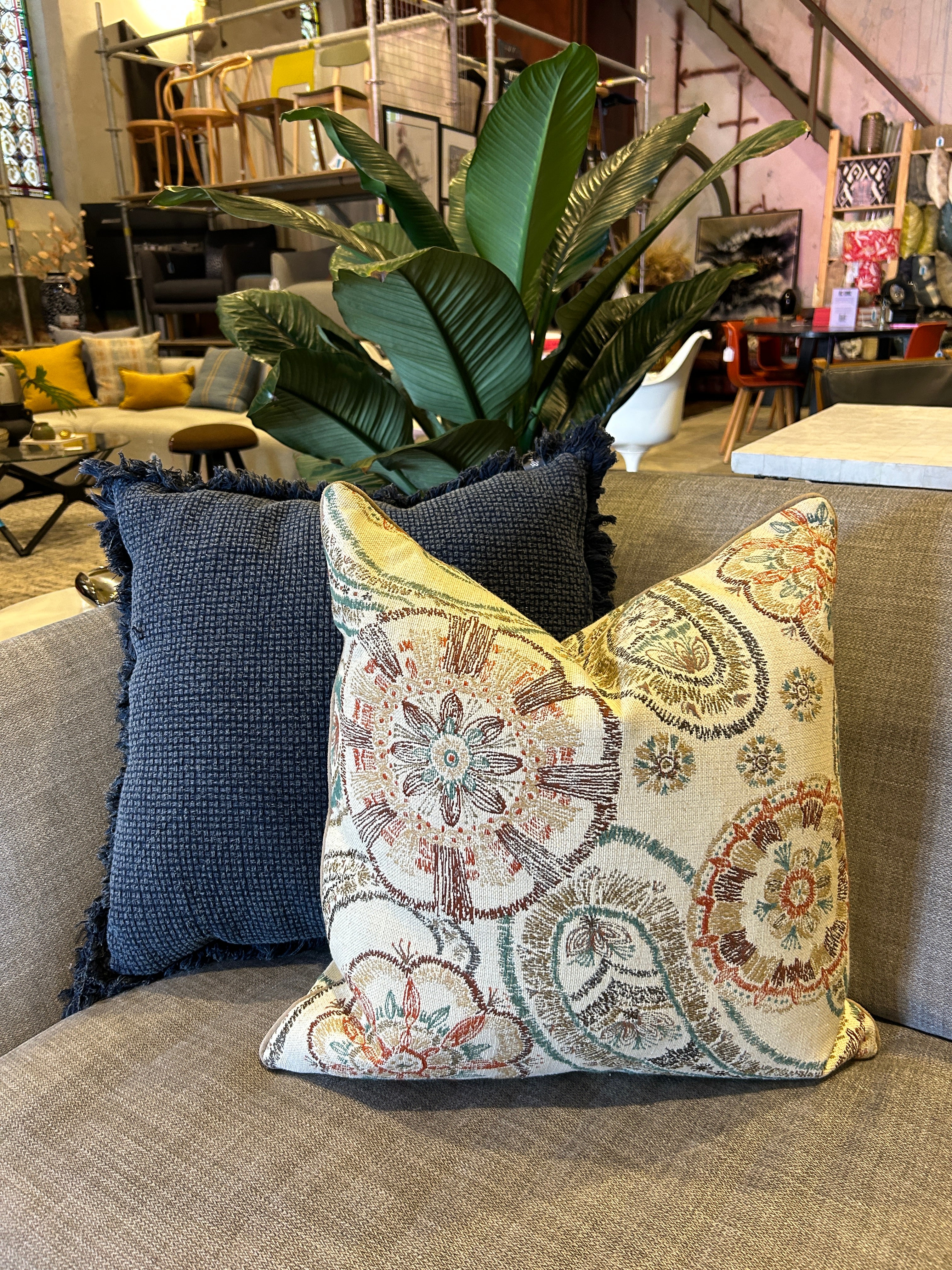 Paisley Floral Cushion