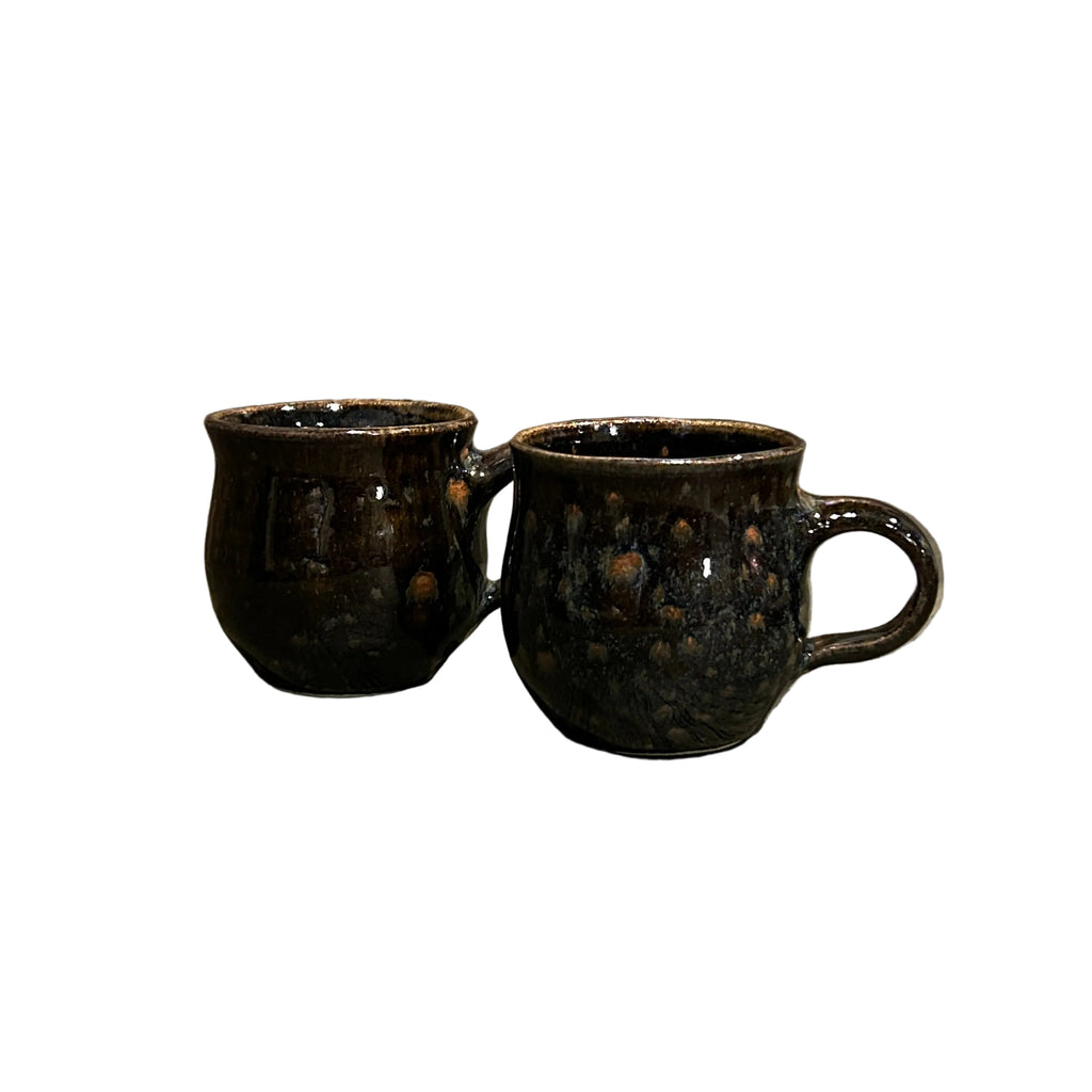 Handmade Stoneware Small Cup - Set of Two