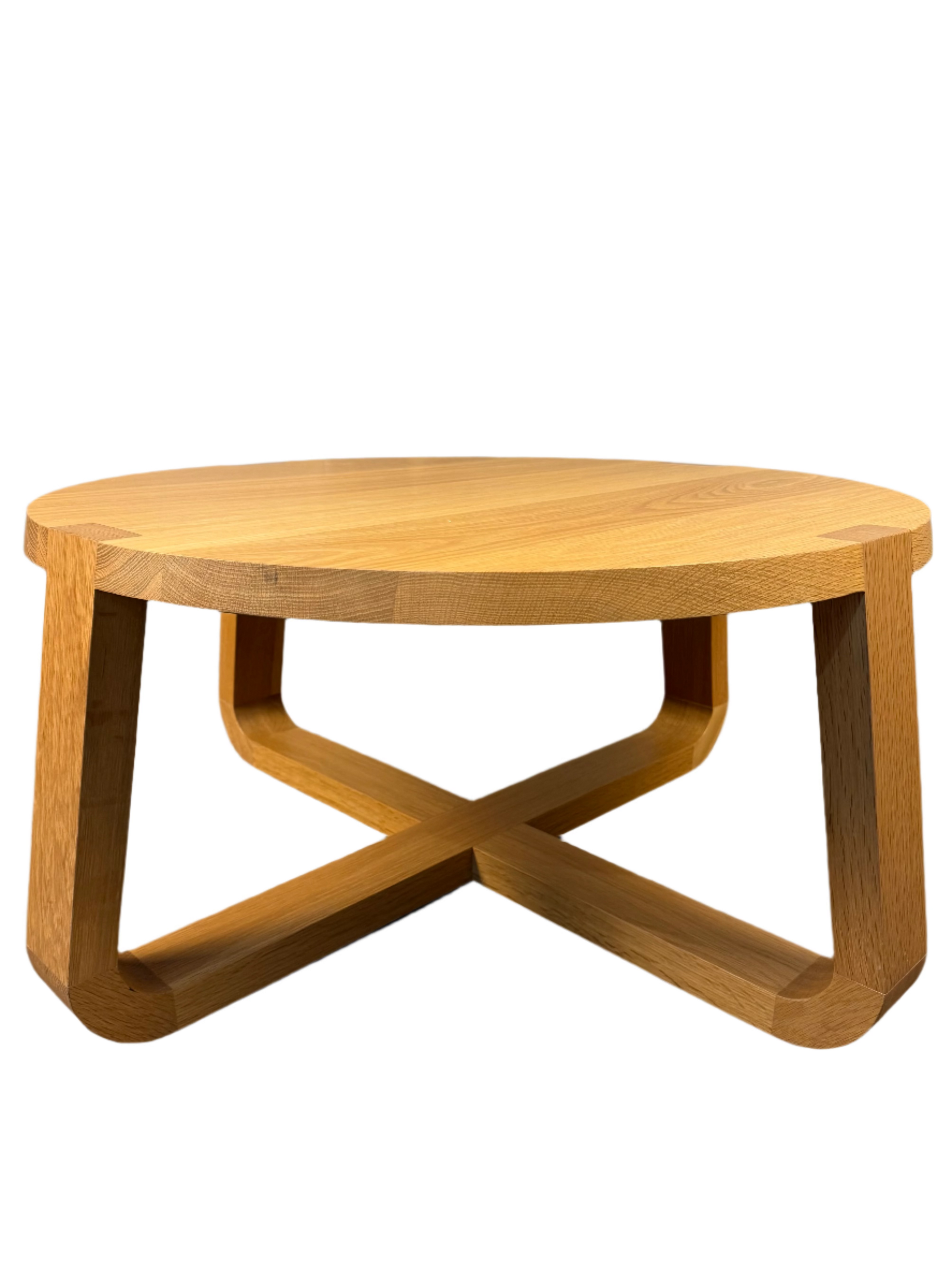 Round Oak Coffee Table