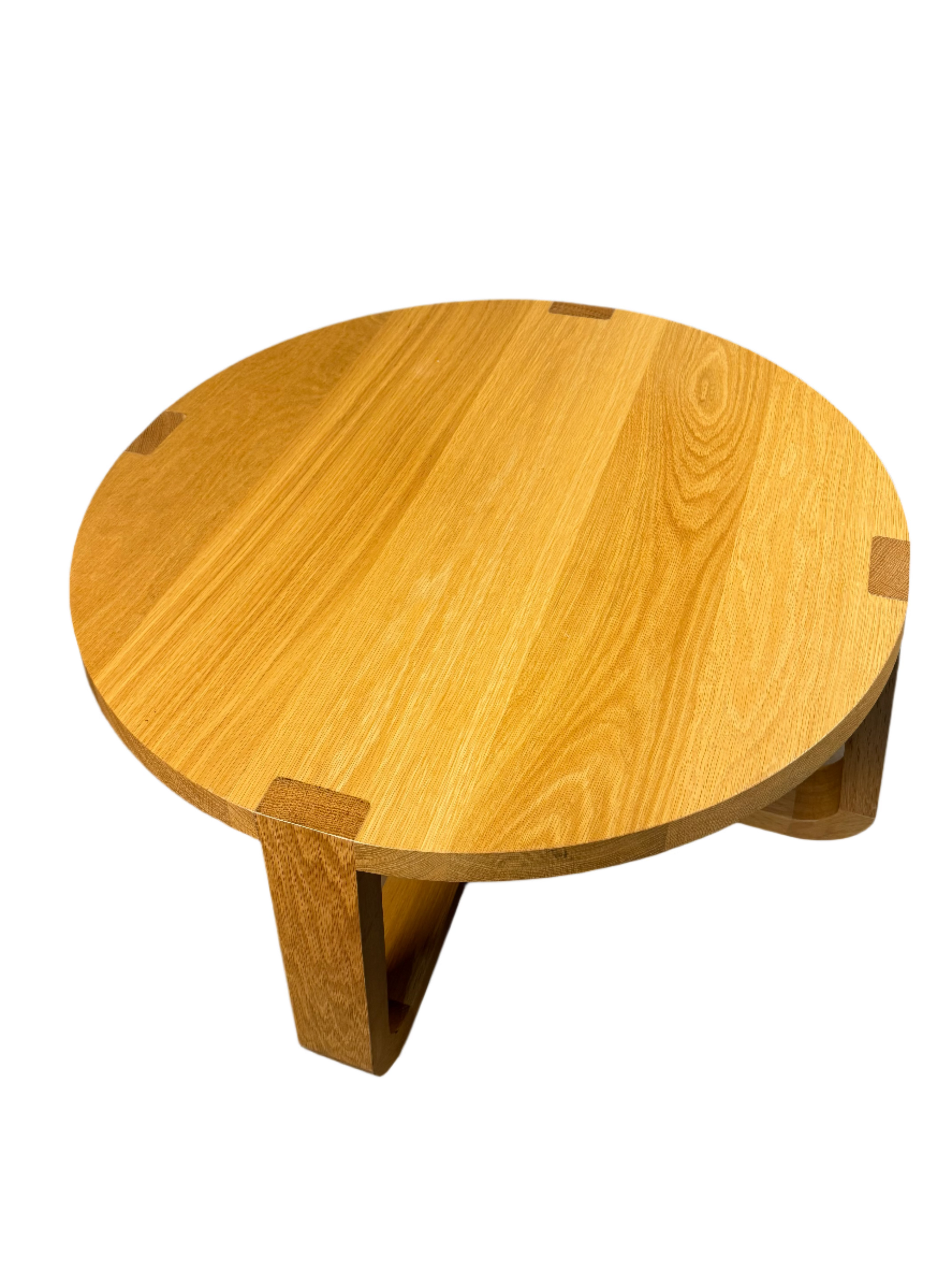 Round Oak Coffee Table