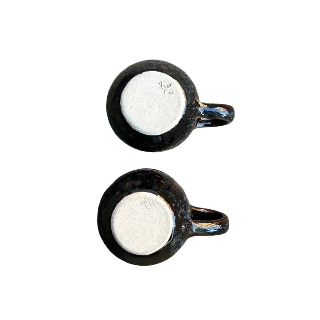 Handmade Stoneware Small Cup - Set of Two