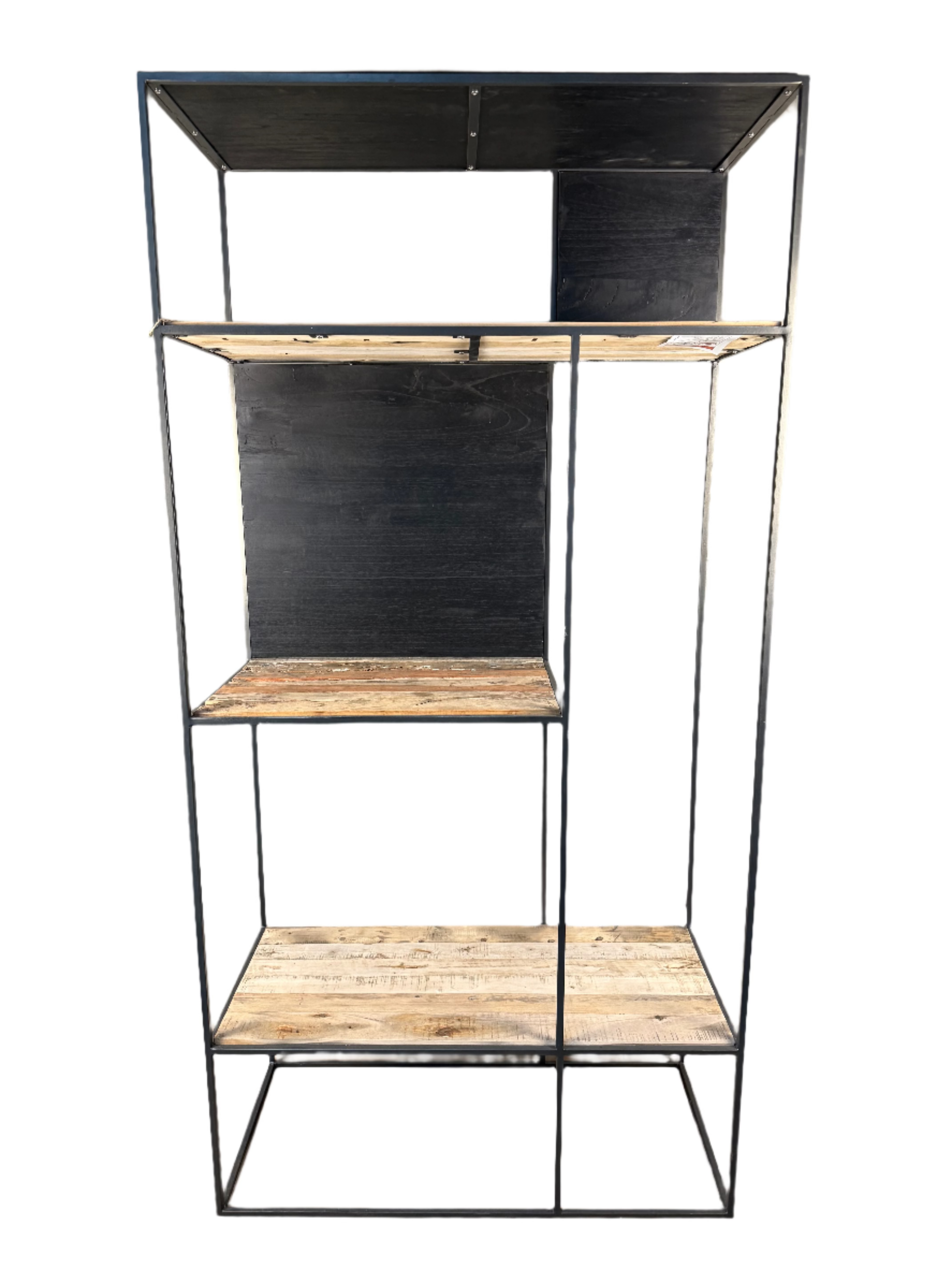 Reclaimed Wood Open Shelves