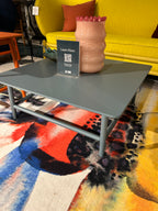 Single Curve Low Table C Teal Tone