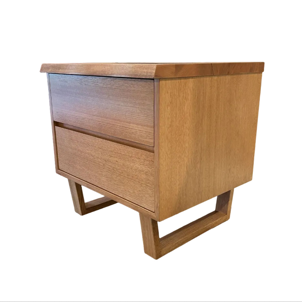 Blox Oak Bedside Table