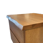 Blox Oak Bedside Table