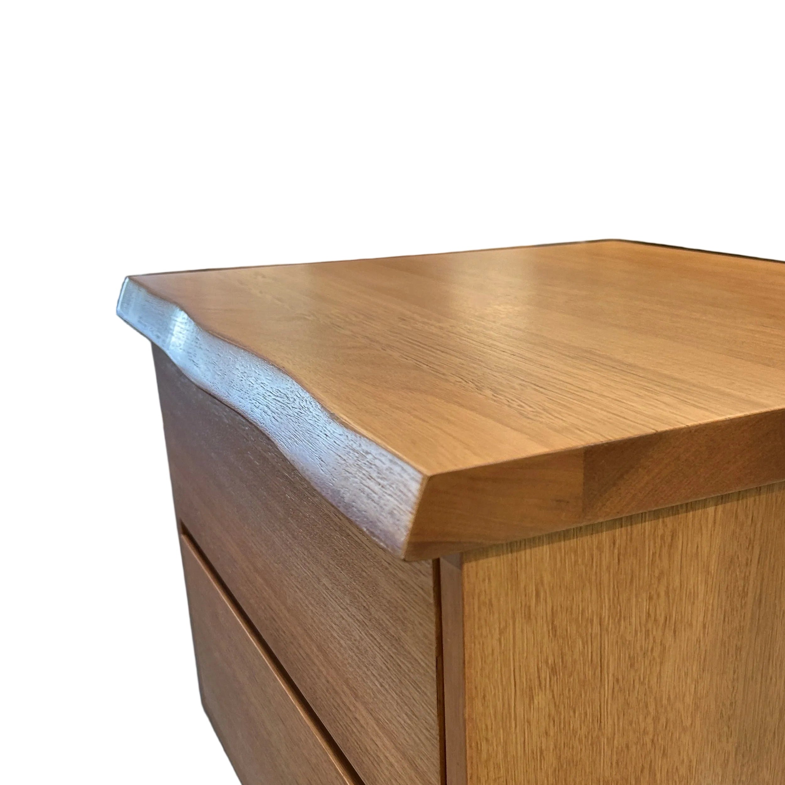 Blox Oak Bedside Table