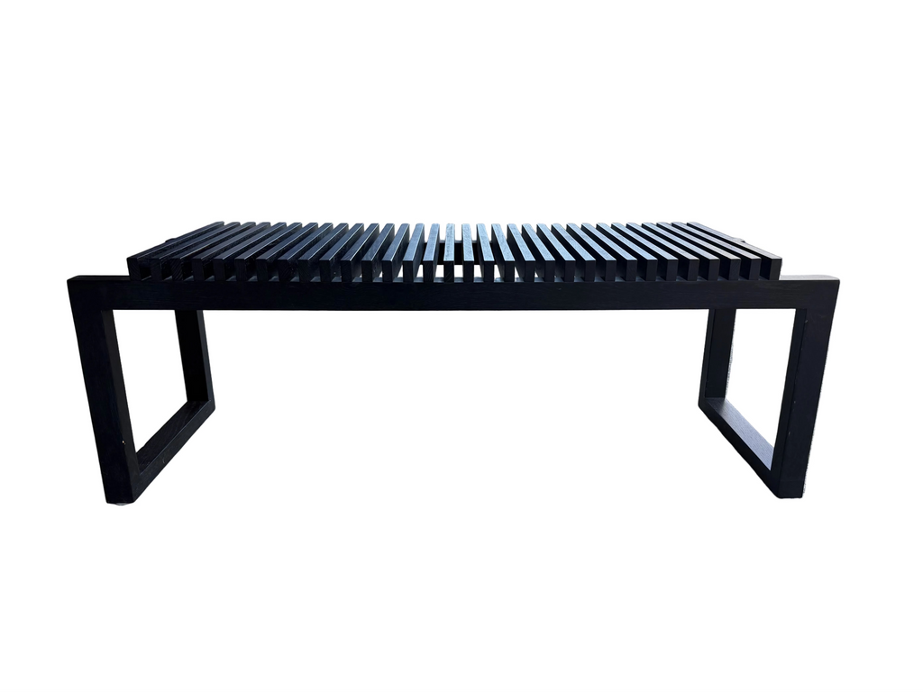 Black Cutter Style Bench