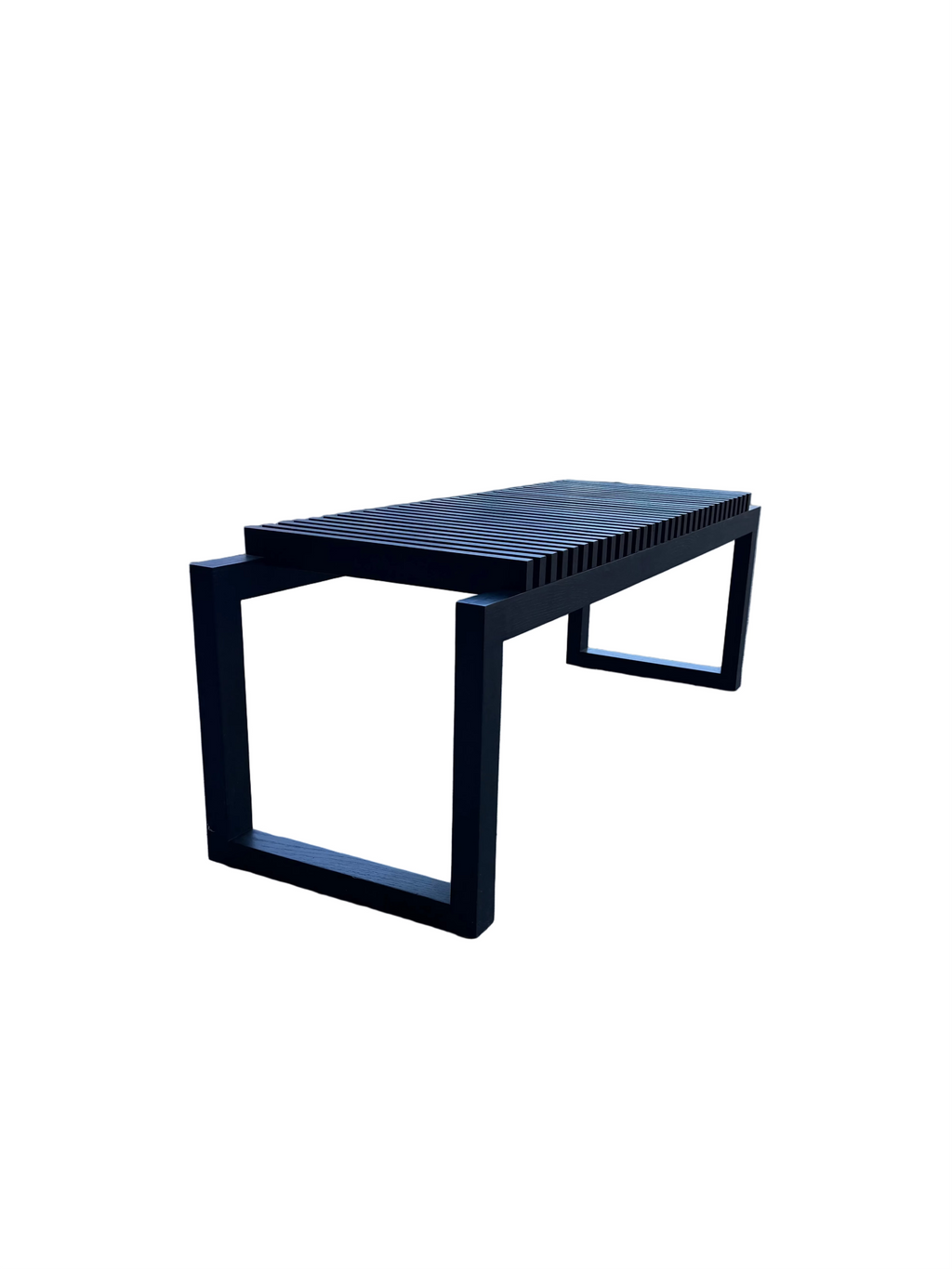Black Cutter Style Bench