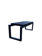 Black Cutter Style Bench