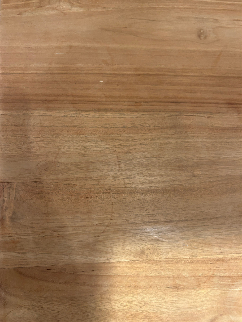 Two Drawer Teak Bedside Table