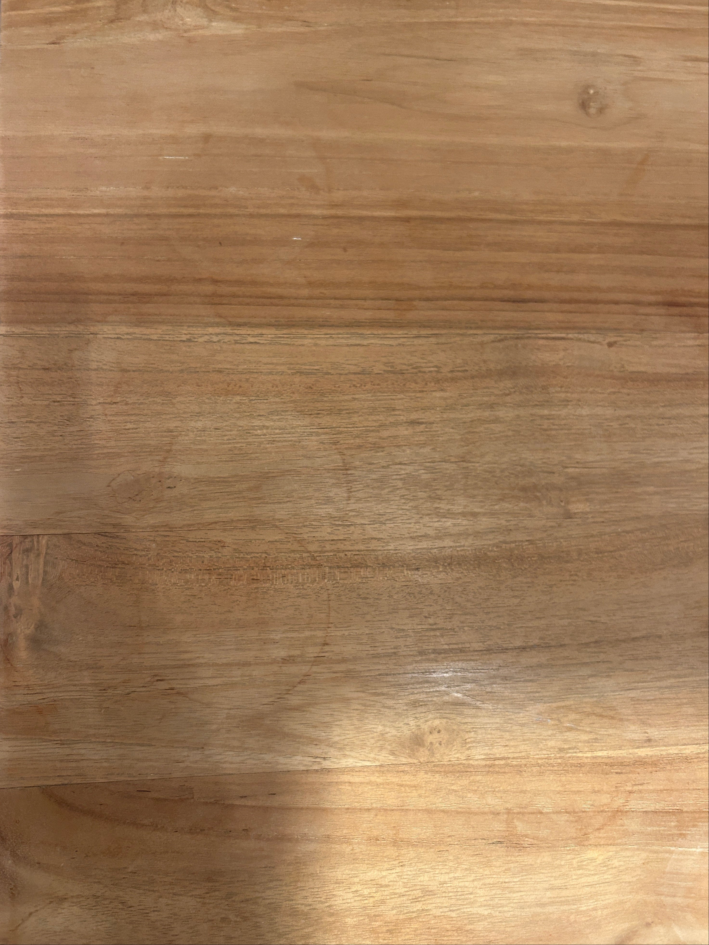 Two Drawer Teak Bedside Table