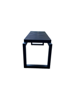 Black Cutter Style Bench
