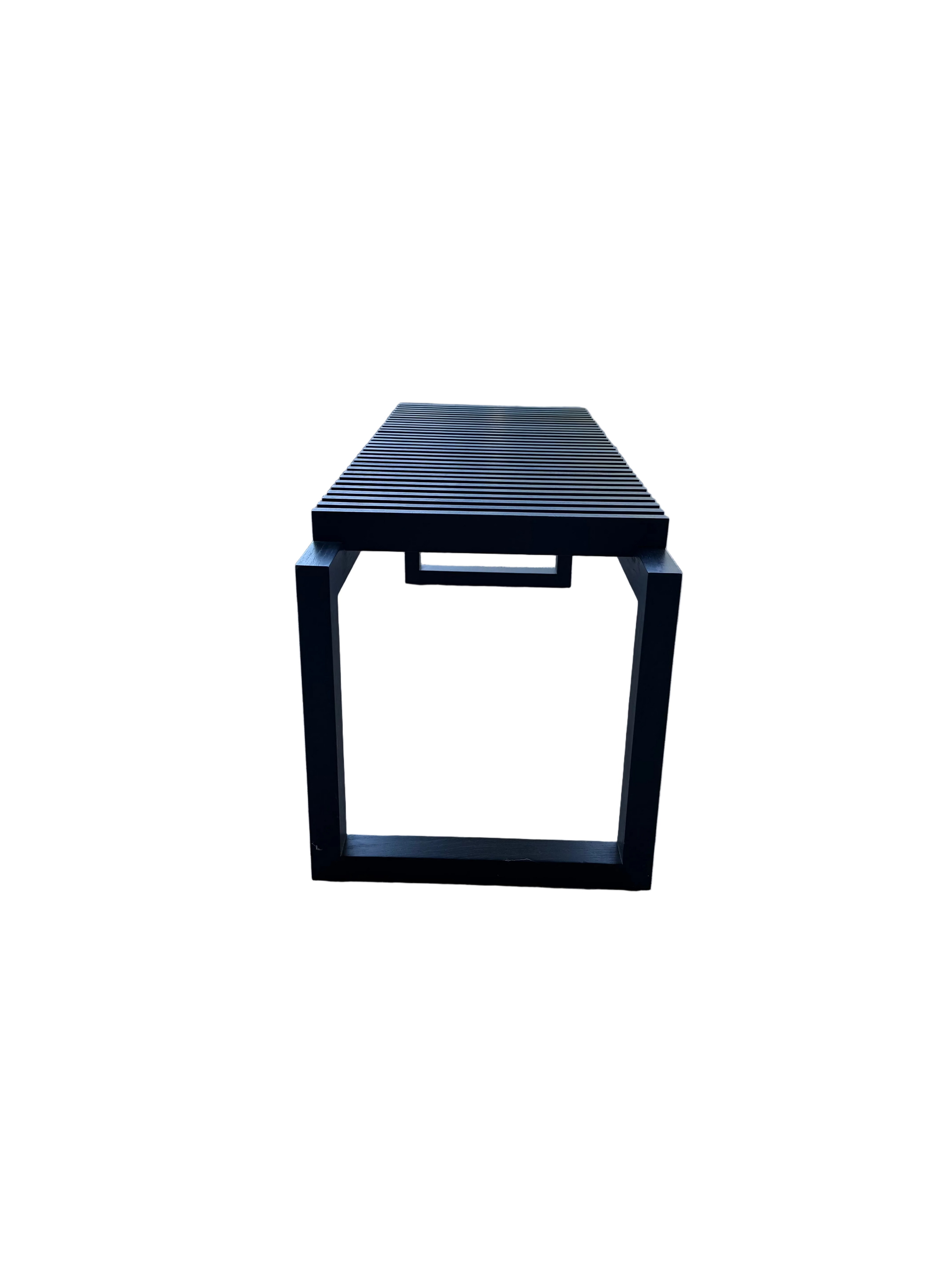 Black Cutter Style Bench