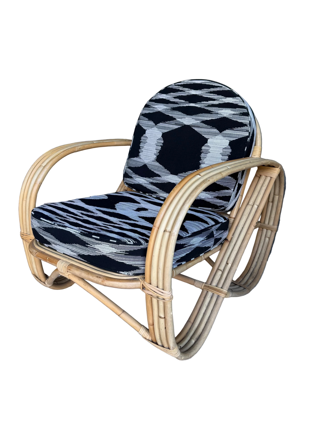 Rattan Pretzel Armchair