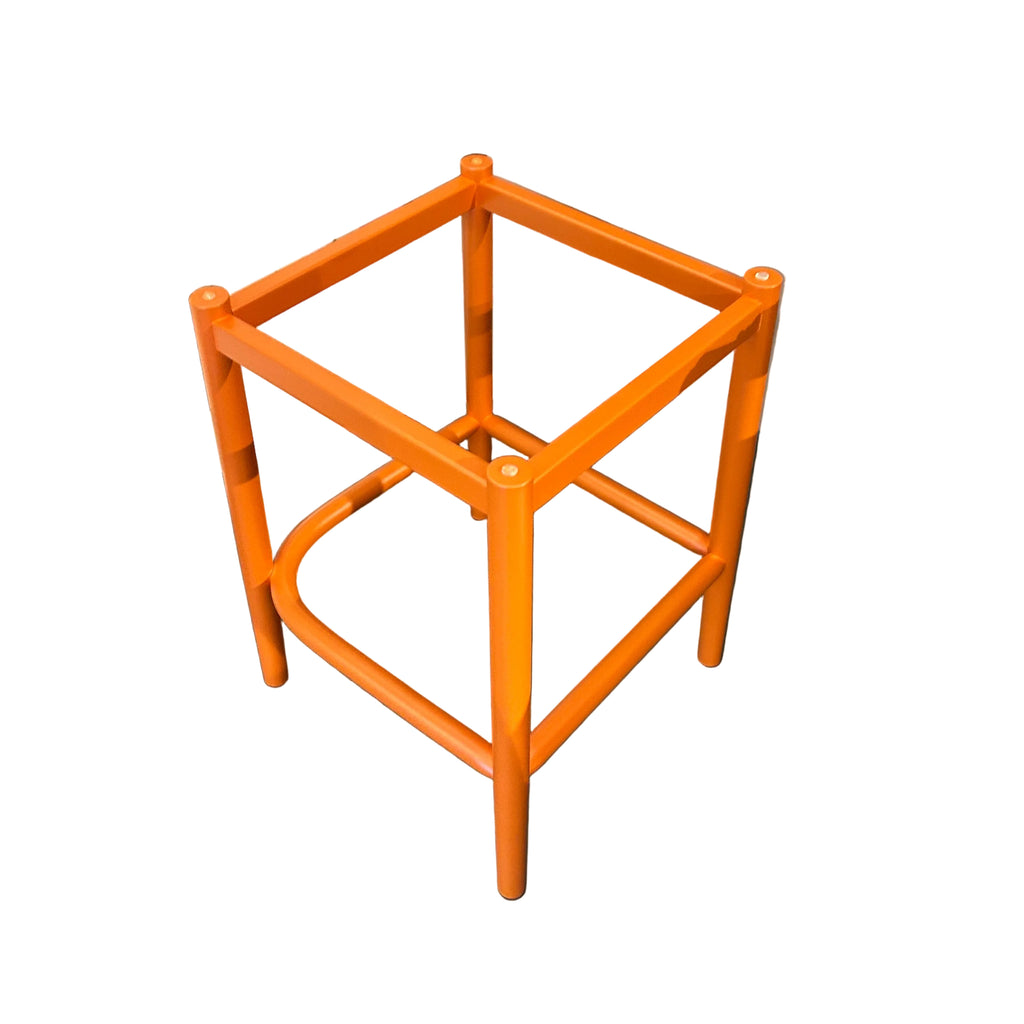 Single Curve Low Table Orange