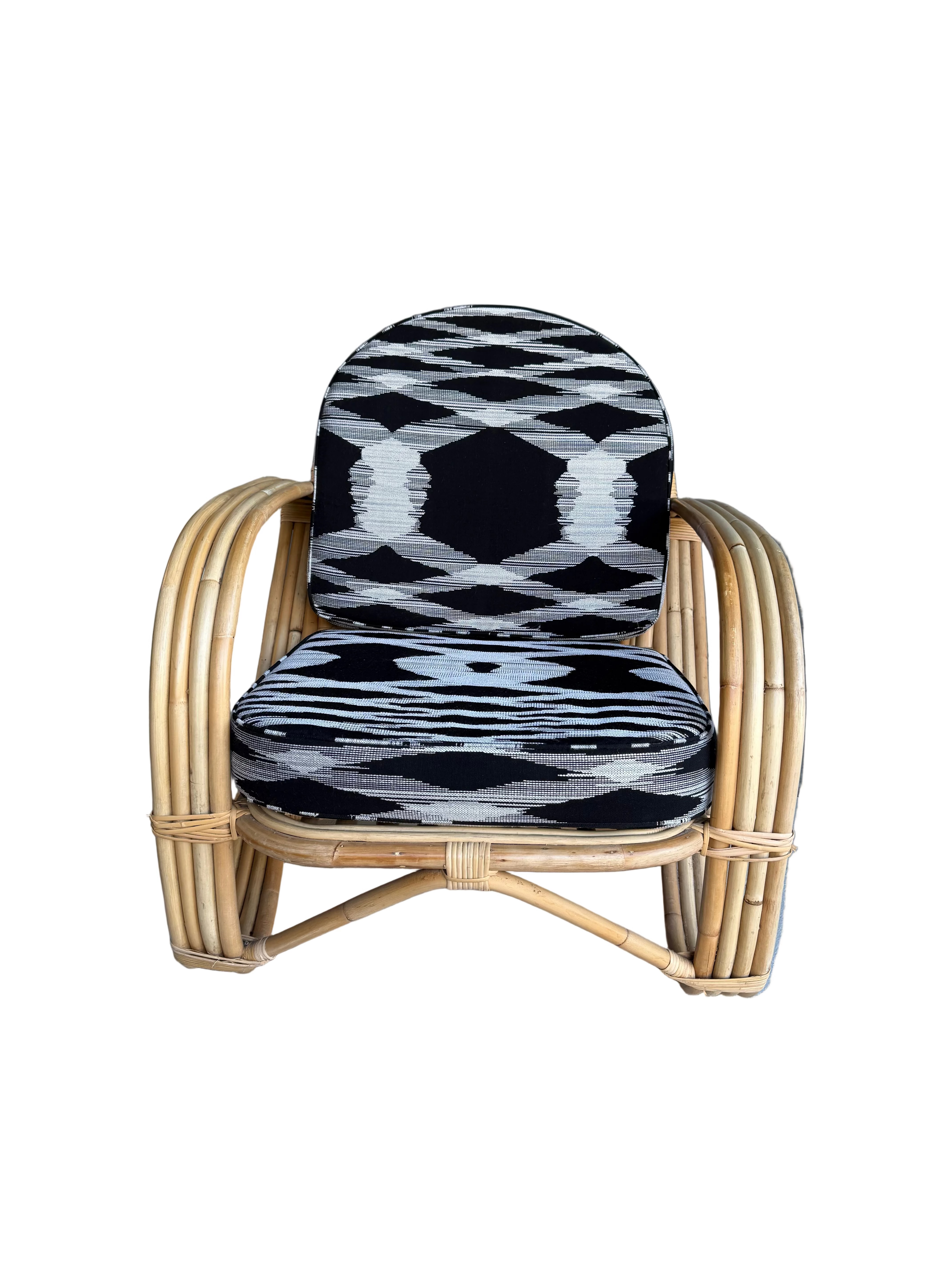 Rattan Pretzel Armchair