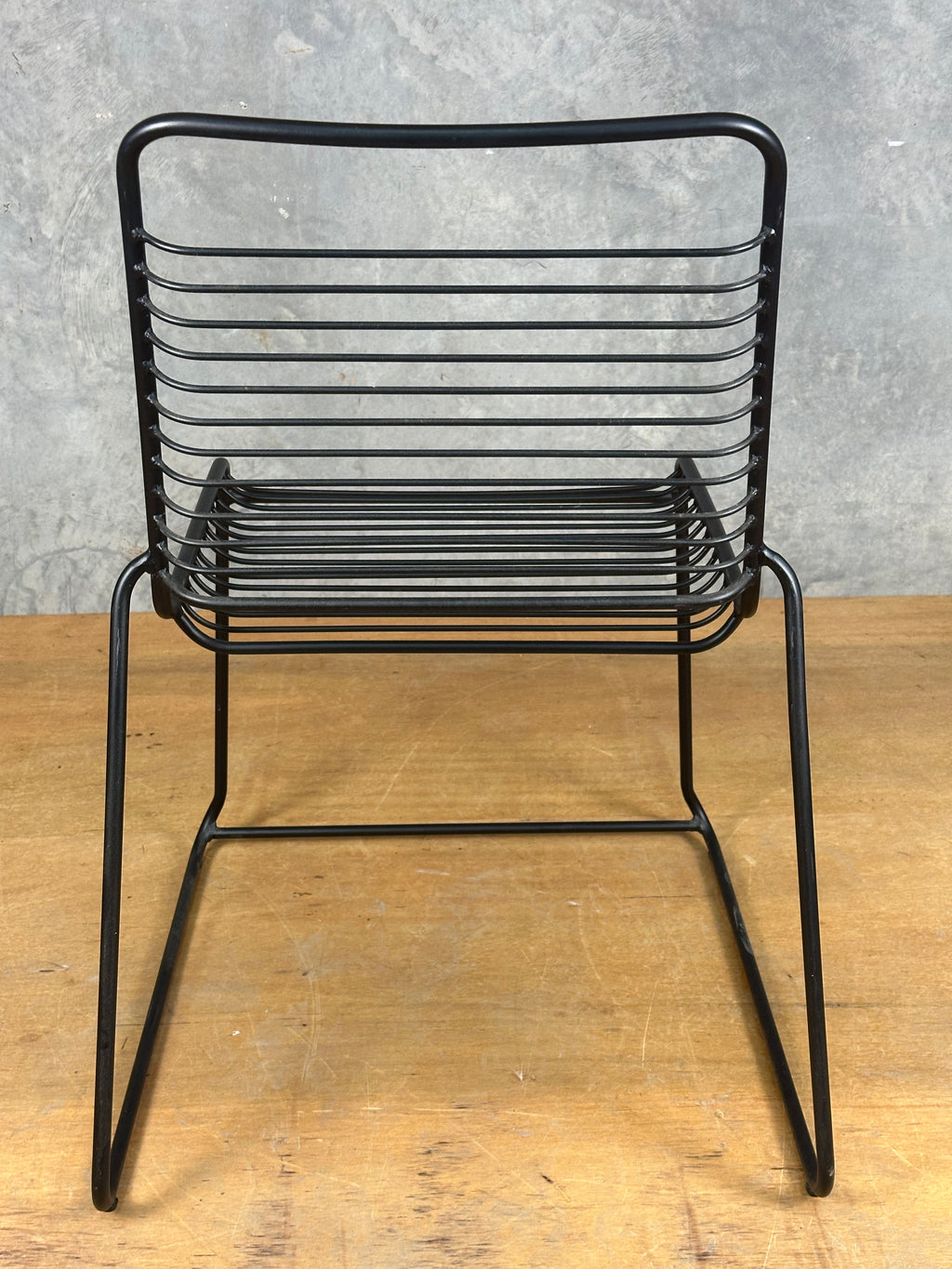Outdoor Chair - Black Powder Coated Metal
